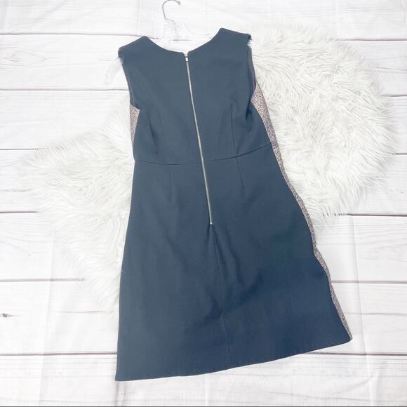 DVF Women's Diane Von Furstenberg Yvette Metallic Sleeveless Knit Dress Size 8 - Picture 5 of 7